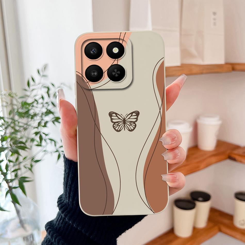 For Honor X7D X9D Case Colorful Hearts Soft Liquid Silicone Full Protection Phone Back Cover For Honorx7d Honorx9d Fashion Funda