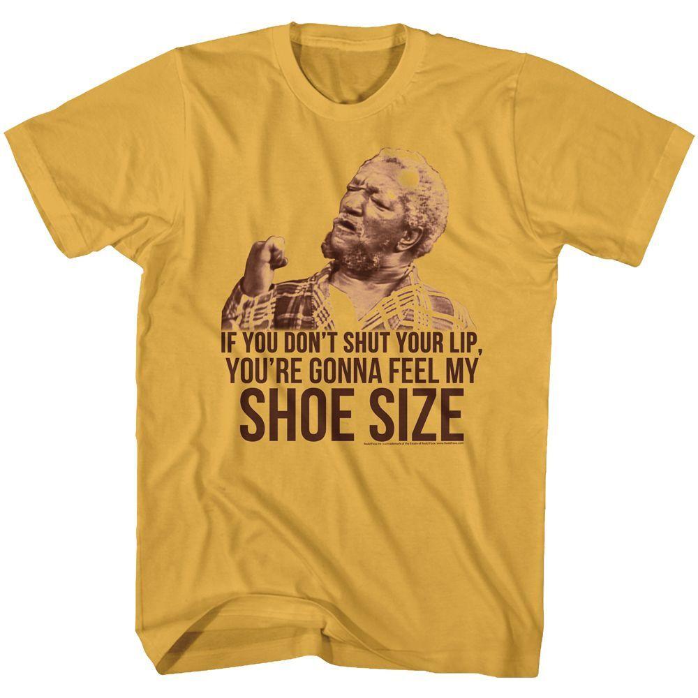 Redd Foxx Shoe Size Ginger Icon Shirt L