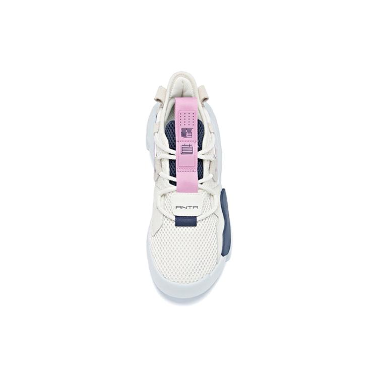 Anta Bastard Low Top Skateboard Shoes Women's White Blue 122028086-1