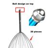 Head Claw 20 Fingers Skin Massage Stainless Steel Octopus Head Body Scalp Neck Equipment Massager for Unisex
