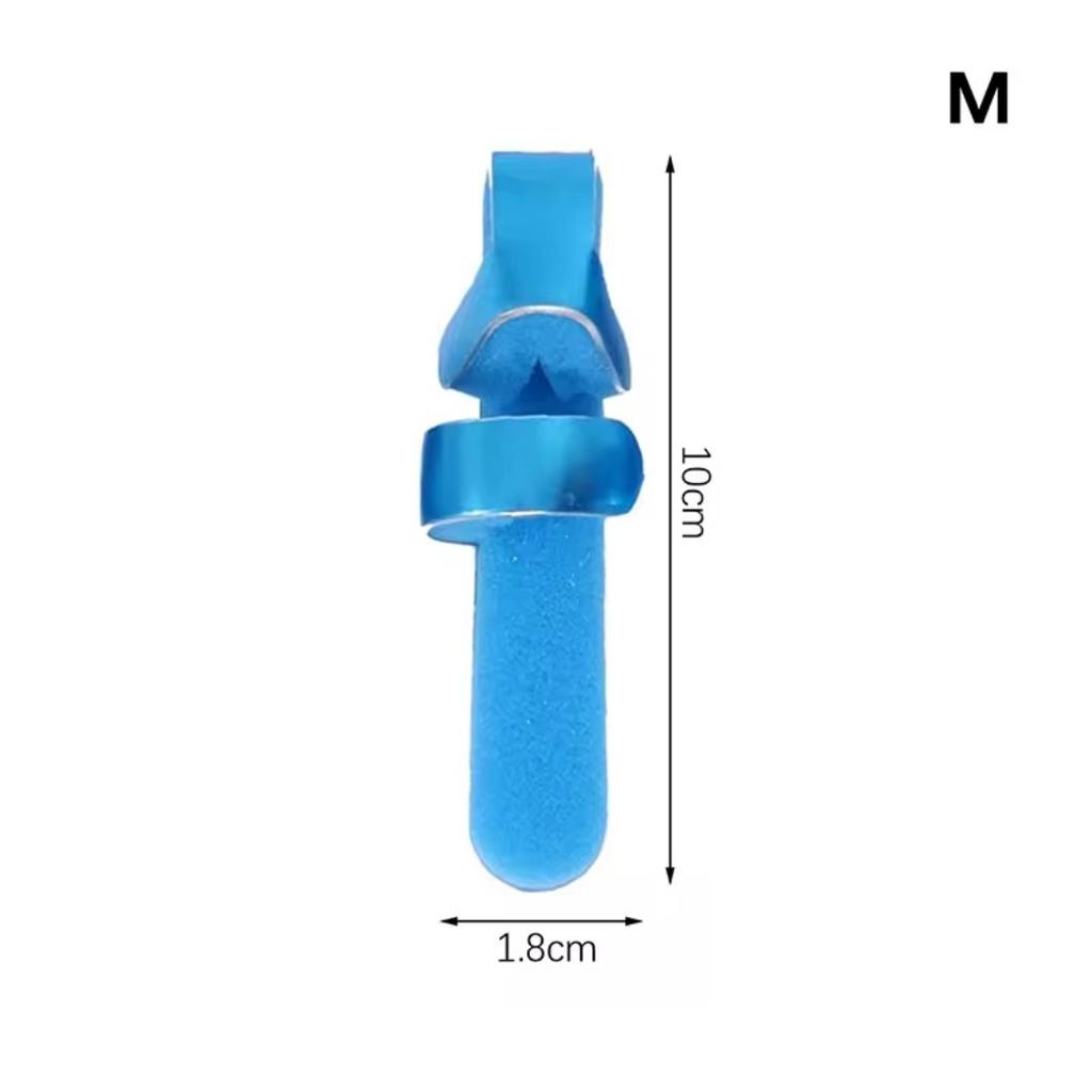 1pcs Aluminum Alloy Finger Fixing Splint with Sponge Finger Support Brace Finger Stabilizer Finger Joint Sprain Protective Cover