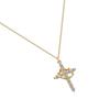 Vintage Designs Elegant Necklace with Stainless Steel Crosses Pendant Jewelry Accessory for Casual Wear Decoration