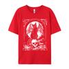 Unisex TShir Cat Skull Occult Summer Cool TShirt T Shirt For Unisex Hip Hop Cotton Leisure TShirt Wholesale