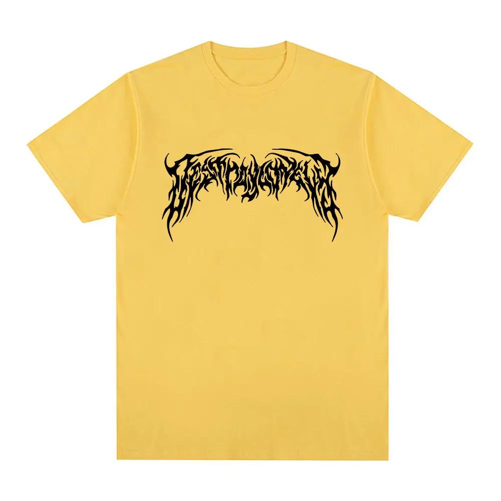 Rapper Destroy Lonely Logo T-shirt Fashion Hip Hop Oversized T Shirts Casual Cotton Short Sleeve T-shirts Gothic Streetwear Unisex