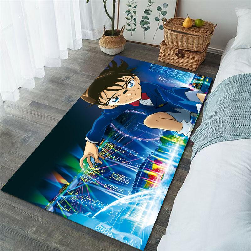 Detective C-Conans Anime Floor Mat Non-Slip Laundry Room Mat Laundry Home Decor Balcony Child Living Room Hallway Bedside Mats