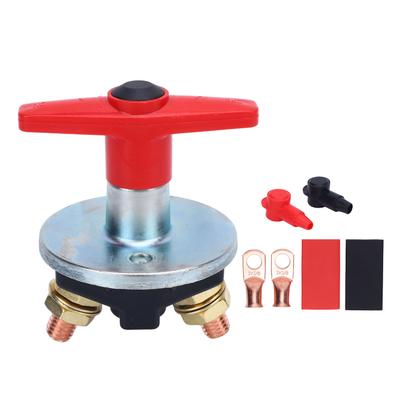 Battery Isolator Switch Kit DC 12V 60V 300A M10 Stud Battery Switch Disconnect Isolator Kit for Marine RV Terrain