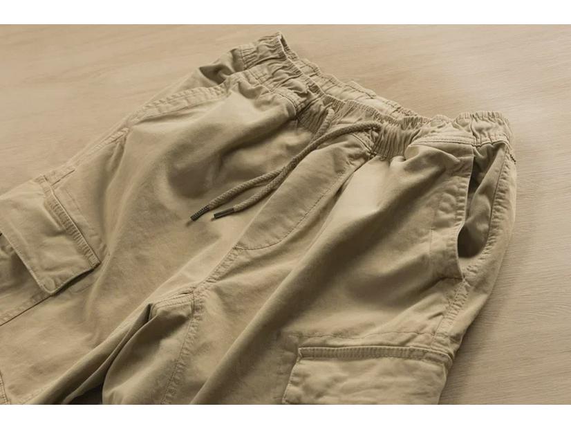 Mens Pants Work Wearresistant Loosefit Big Pocket Overalls For Welding Auto Repair Springsummer