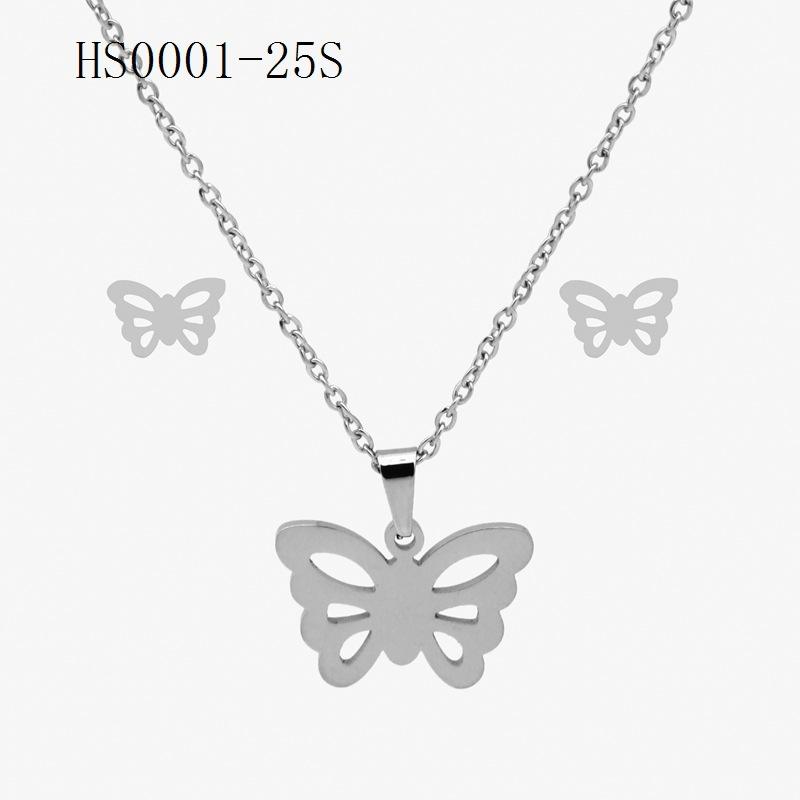 1 комплект элегантных женских подвесных ожерелий с подвесками и серьгами для пирсинга — фото 24