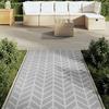 VidaXL Tapis d'extérieur ARAKIL Gris 120x180 cm PP 368542