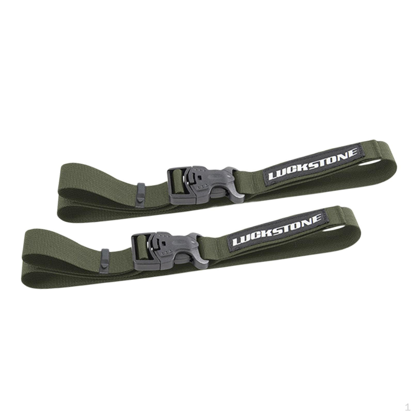 Набор ремней для багажа с регулируемыми пряжками Green Size S