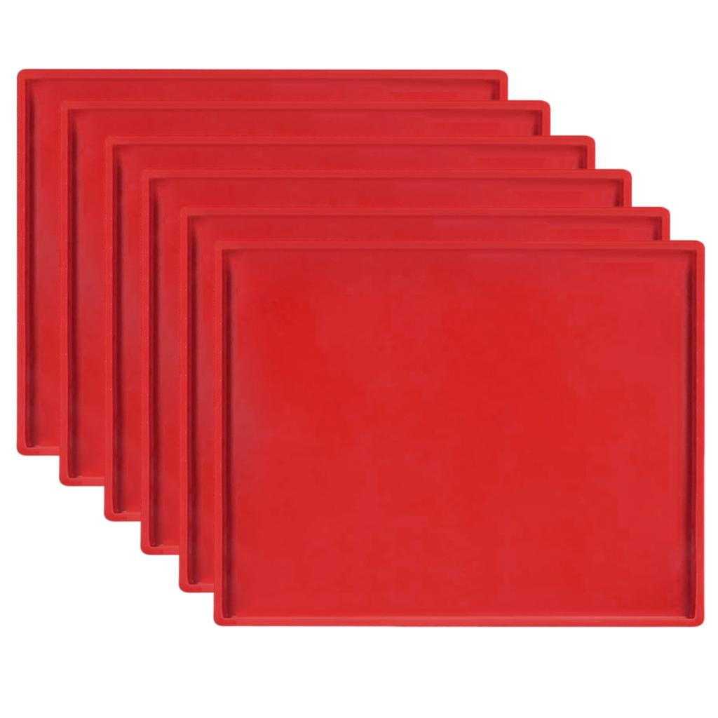 6 Pezzi Tappetini in Silicone per Essiccatore Antiaderenti Rivestimenti per Teglia da Forno Compatibili con Forno e Essiccatori Alimentari Cosori