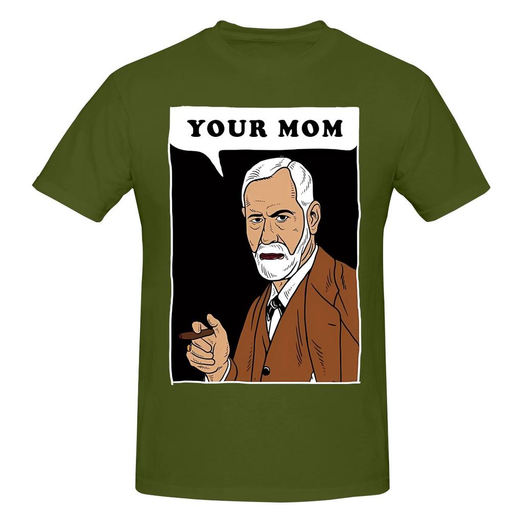 Funny Your Mom Freud Unisexs Printed Tshirt Unisex T Shirtplus Size