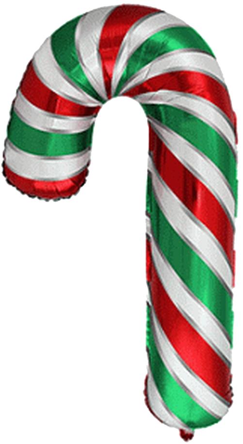 Foil Balloon 24 Fx - Red and Green Lollipop