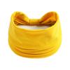 Women's Solid Color Elastic Yoga Headband - Wide, Sweat-Absorbing Sport Macaron Design