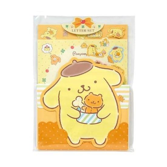 Sanrio Character Shaped Letter Set Pompompurin Package Approximately 16 Cm Wide 0.8 Deep 22 High 493881