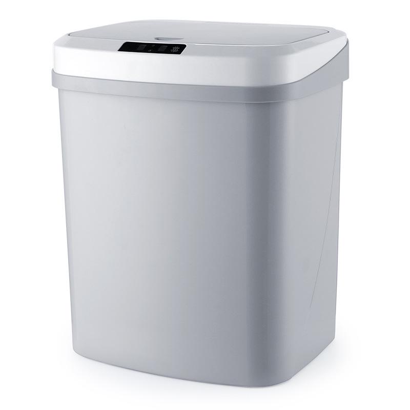 Silent Sensor Trash Can with Lid for Living Room, Bedroom, Bathroom, Kitchen