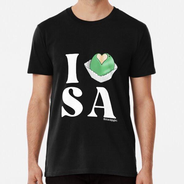 South Australian Frog Cake  I Heart SA  White TShirt Made in Australia Unisex T-Shirt XXXXL