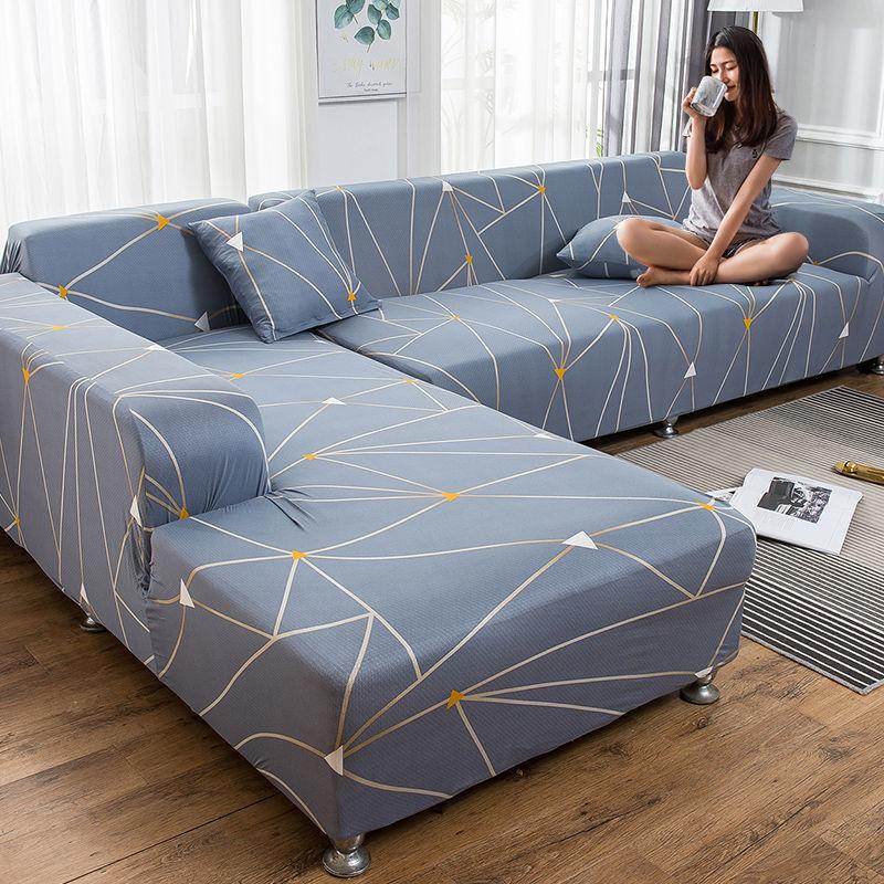 Stretch Sofa Cover Slipcovers Elastic All-inclusive Couch Case for Different Shape Sofa Loveseat Chair L-Style Sofa Case