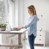 LED fan clip standing desk white illuminated usb fan