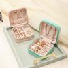 Portable Jewelry Box Travel Rings Ear Studs Jewelry Box Jewelry Storage Box Girl Heart Cute Compact Bag