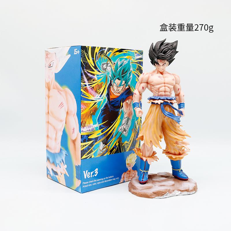 28cm Dragon Ball Z Figure Goku Anime Figures Super Saiyan Goku Gk Statue Gokou PVC Model Toys Doll Collectible Gifts