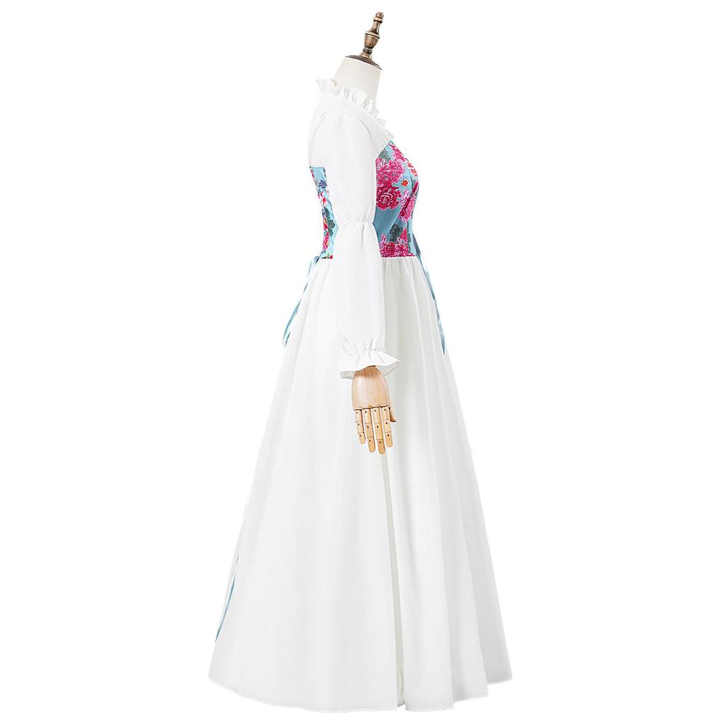 Women's Renaissance Medieval Pirate Fairy Witch Victorian Dress Costume