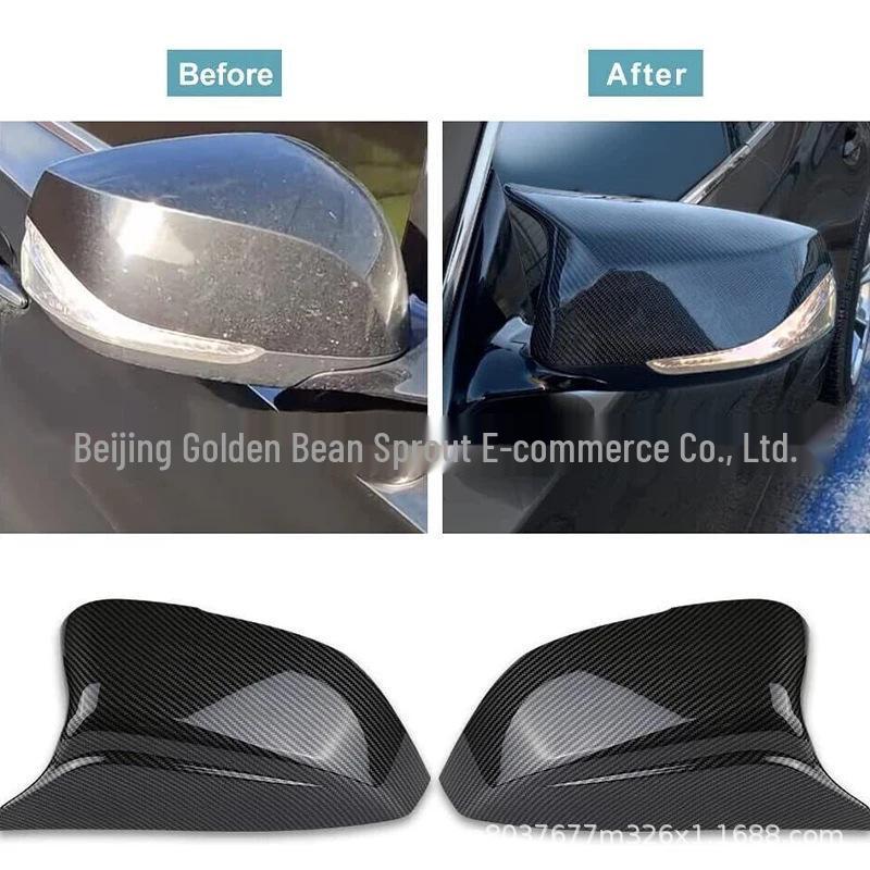 

Applicable Rearview Mirror Assembly for Infiniti Q50: 963014HB0A/963024HB0A, 7-Wire, Black Side Mirror. Neutral