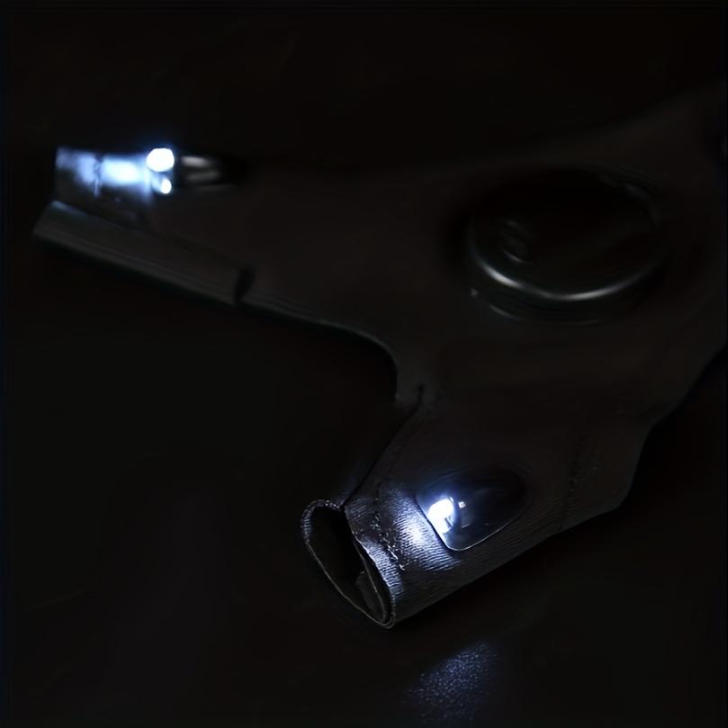 Portable LED flashlight gloves – breathable and luminous gloves, cool fingertip luminous gloves (battery powered).