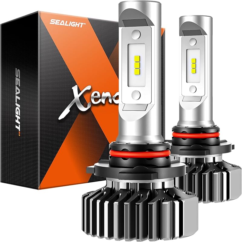 

Комбо светодиодных ламп SEALIGHT 9005/HB3 и 9006/HB4, 60 000 лм, лампы для мотоспорта 9005 9006 с Plug and Play, срок службы 50 000 часов, без полярности, 9006