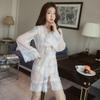 Sex Underwear Women's Large Size Mesh Perspective Sexy Lace Pure Desire Nightgown Seduction Set