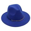 Top Hat Wool Felt Hat Men'S And Women'S Wool Hat Jazz Hat Flat Edge Sun Hat Tide