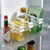 Transparent Refrigerator Side Door Sorting Divider - Customizable Kitchen Storage Space Management, Refrigerator Compartme
