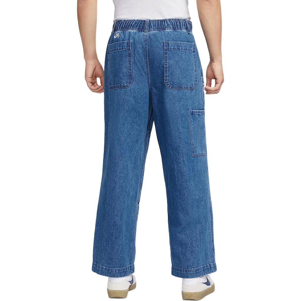 Nike SB Pohodlné Módní Všestranné Volné Džínové Kalhoty Pánské spodky Diffuse-Blue HJ4267-491