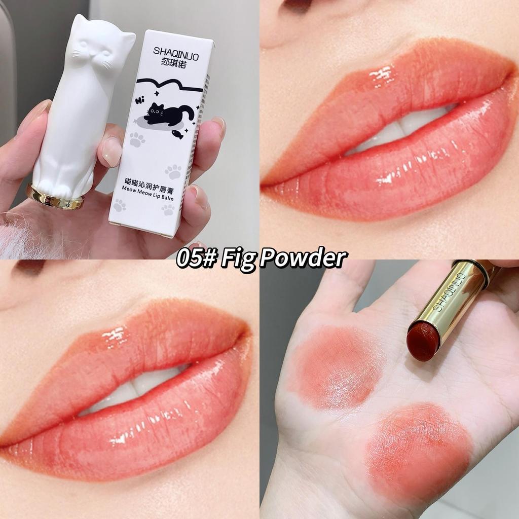 SHAQINUO Cat-Inspired Lip Balm Nourishing for Chapped Lips Long-Lasting Moisture Ideal For Autumn And Winter Hydrating Lip Care