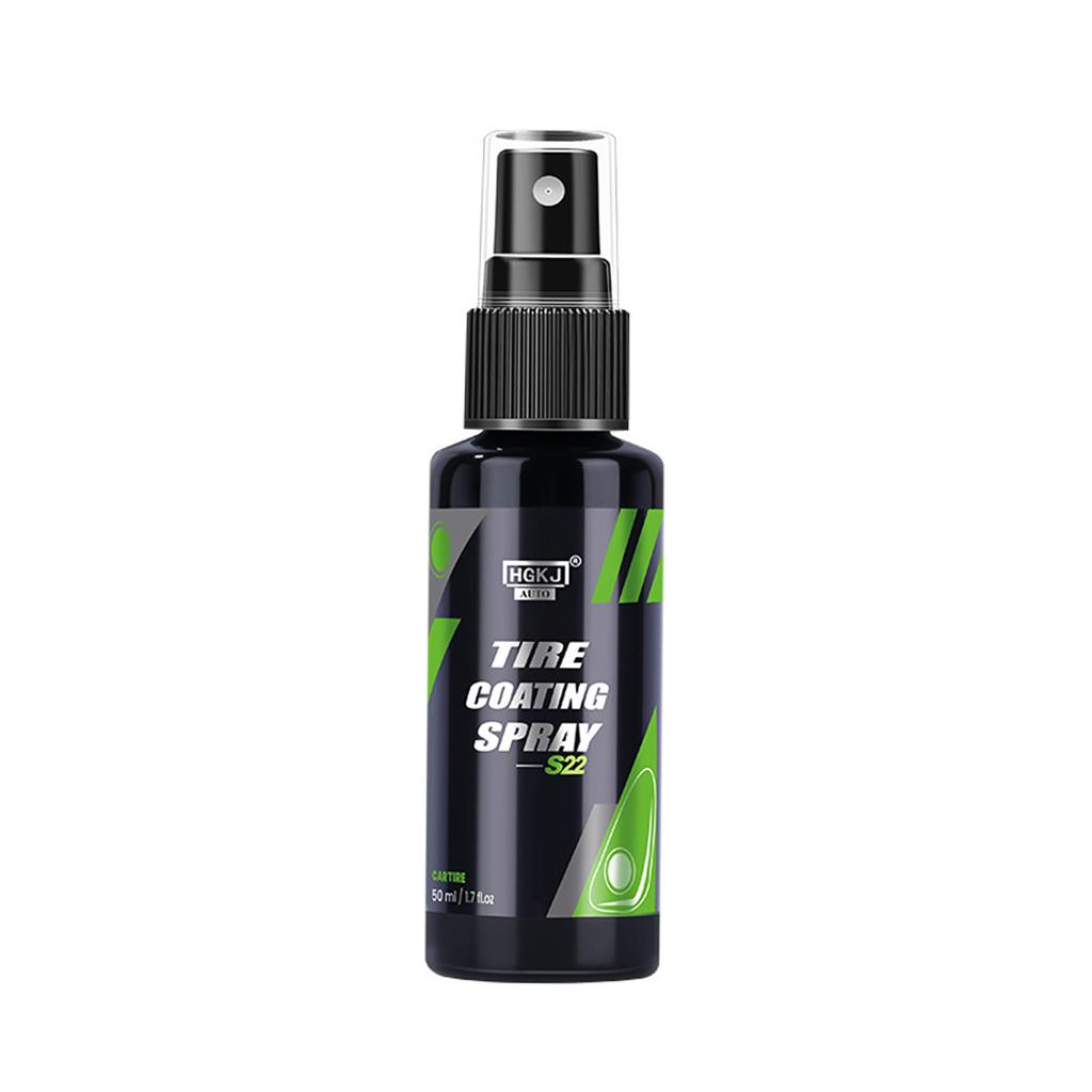 Car Tire Shine Tyre Gloss Spray Tire Glazing Keep Tire Black Rubber Protective Auto Tires Coating 100ML Car Tyre Wax Tire Polish