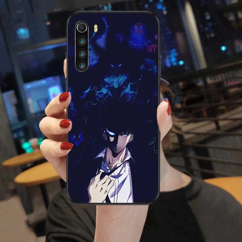 Cool Anime Solo Leveling Phone Case For Xiaomi Mi 12 11T 10T 9T Lite Pro Ultra Note 10 Poco F3 F4 X4 GT Soft Black Phone Cover