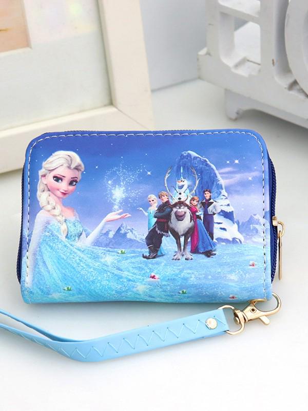 Trendy Japanese & Korean Cartoon Princess Coin Purse for Girls
