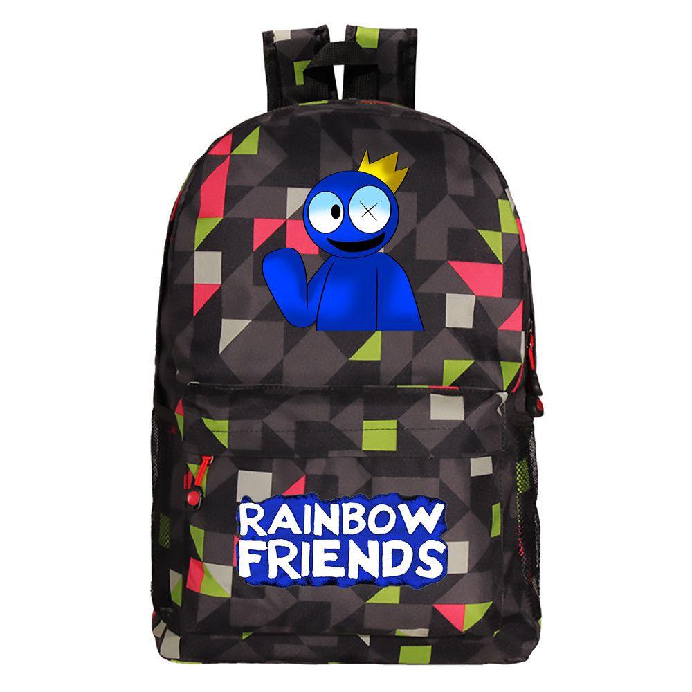 Roblox Rainbow Friends Large Capacity Student Backpack Bag Book