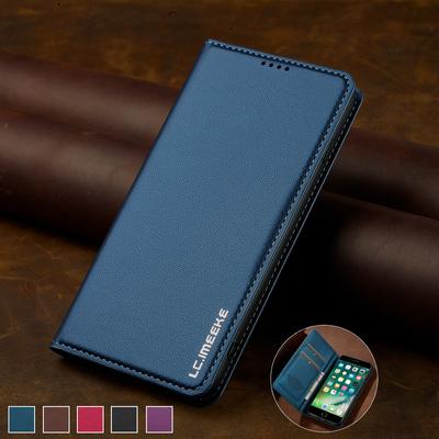 Magnetische Lederhülle für Xiaomi Poco X6 5G Hülle Poco X6 Cover für Funda Xiaomi PocoX6 X 6 X5 Pro 5G Flip Stand Handyhüllen