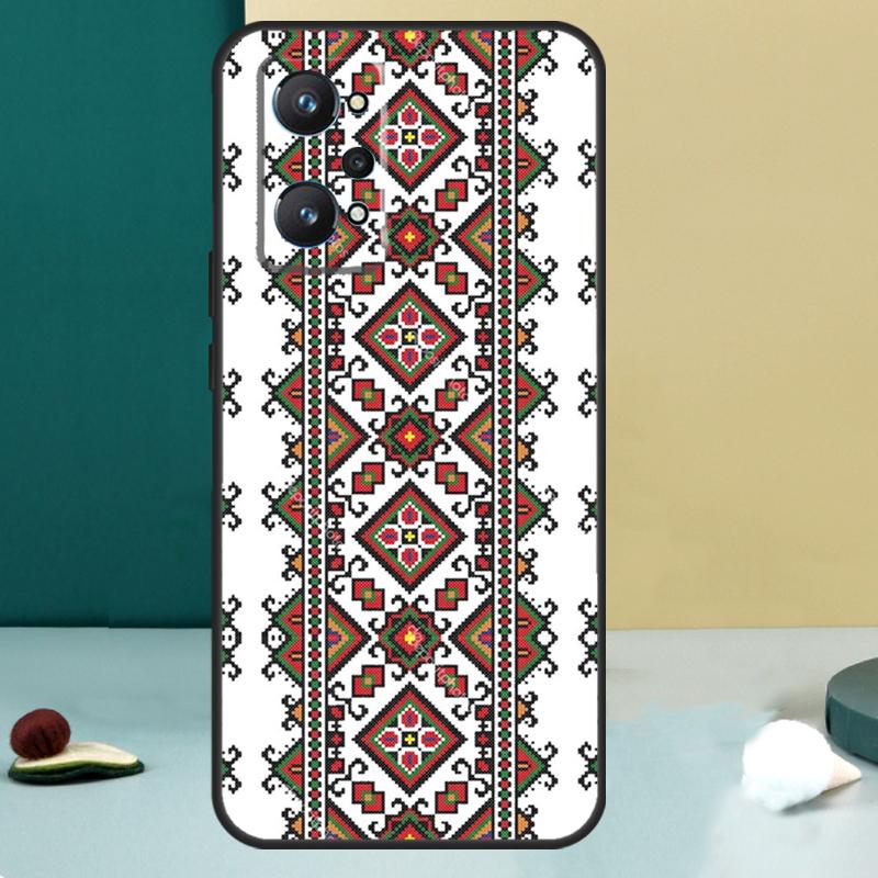Ukraine Ukrainian embroidery For Realme 14 13 Pro Plus 10 11 12 GT 5 6 6T GT7 Pro C61 C55 C53 C51 C21Y C25S C75 C67 Case