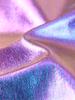 Women's Sparkly Holographic Lightweight 90S Shiny Metallic Long SleeveBomber Jacket