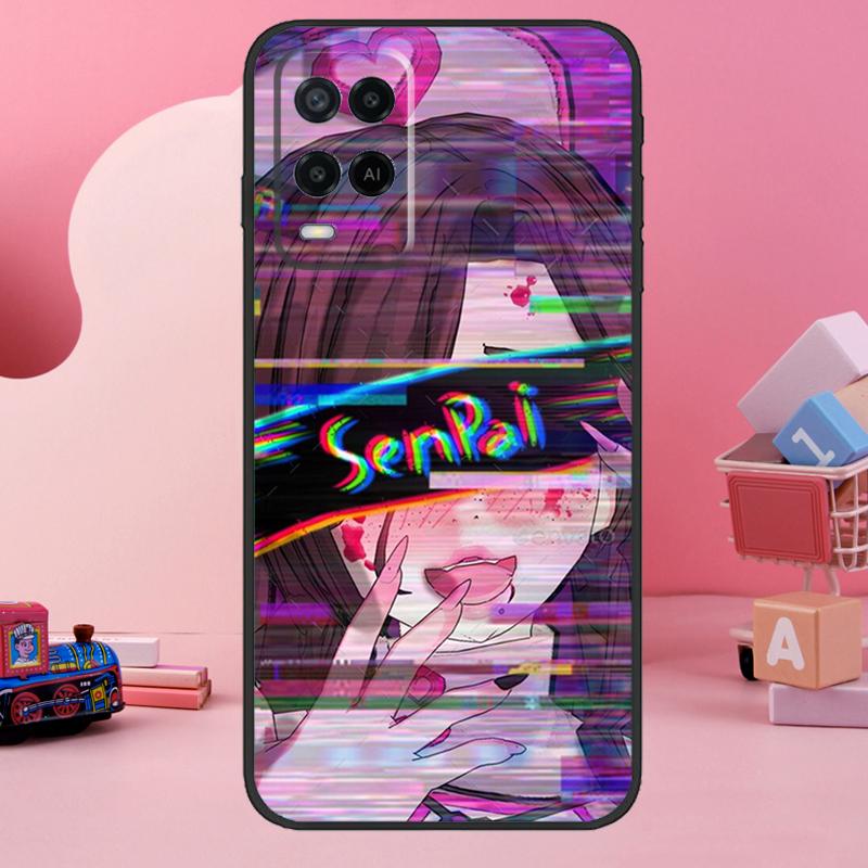 Sad Anime Aesthetic Senpai Case For Oppo A74 A94 A54 A17 A57 A77 A76 A16 A96 A18 A60 A80 A40 A38 A58 A78 A98 A15 A5 Pro