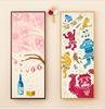 Miyamoto Kenema Tenugui Hand Cherry Blossom Viewing 35 x 90 cm Chū-dyed Towel, Sake, 50235, Approx.