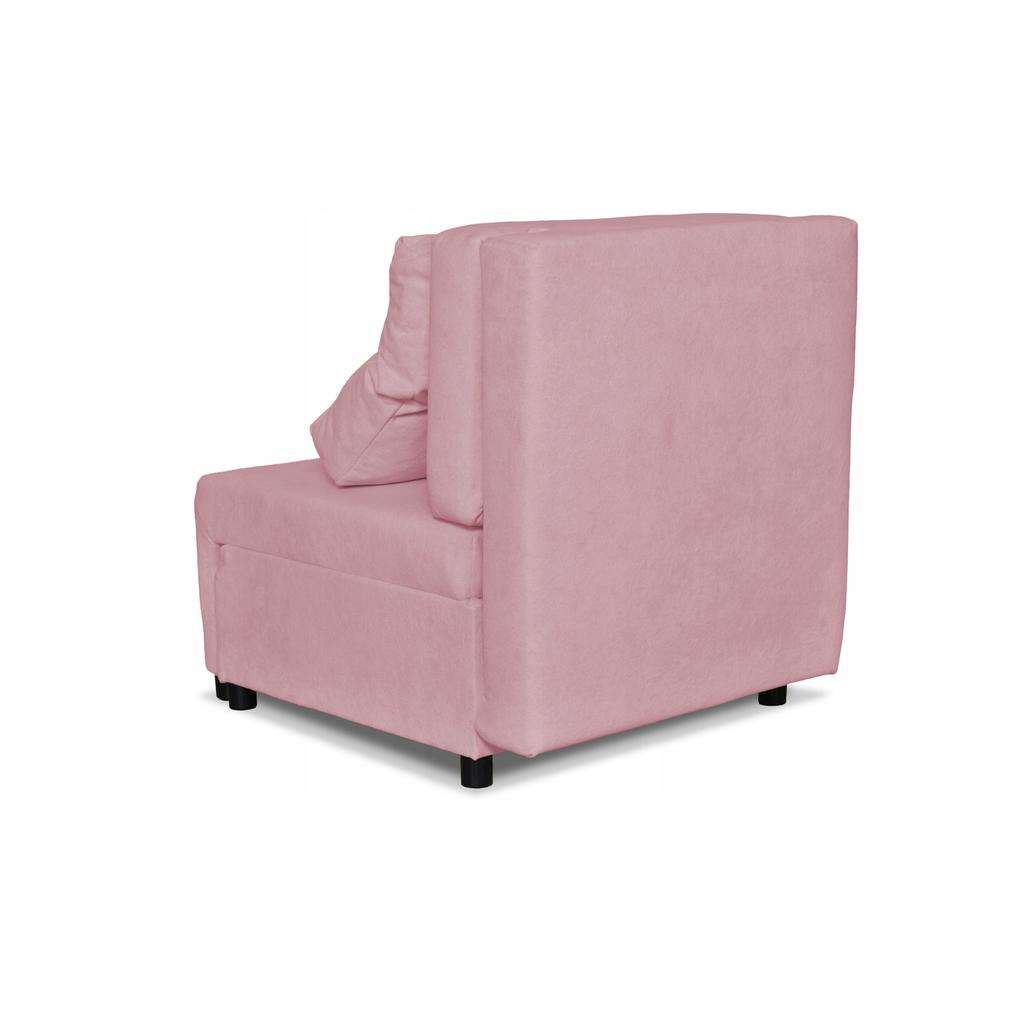 Fold-out Armchair for Sleeping KIMO Bedding Container Family Furniture Hunter Pink