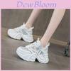 Shoe Platform Sneakers With Breathable Leather For Women Summer Casual Comfort
