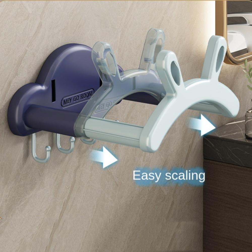 Punch-free Washbasin Rack Rabbit Ear Shape Basin Storage Rack Practical Bathroom Bracket  Home