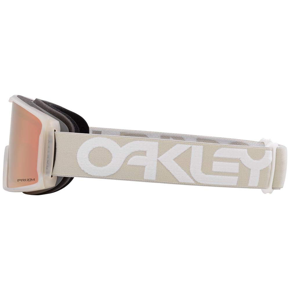 Oakley LINE MINER M MATTE B1B COOL ROSE GOLD IRIDIUM ONE SIZE Goggles, GREY/PRIZM LENS,