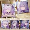 1pc Game Anime Honkai Star Rail Castorice Pillow Case Fashion Square Pillowcase Bedroom Sofa Room Ins Decoration Leisure