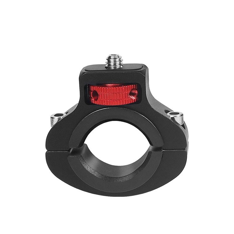 Aluminum Alloy Mount 1/4'' Screw Bicycle Bike Handlebar Clip Holder Clamp for Gopro for Insta360 ONE Action Camera Accessories