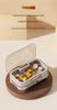 Multi-function Portable Pill Cutter and Splitter with Dual-division Pill Box
